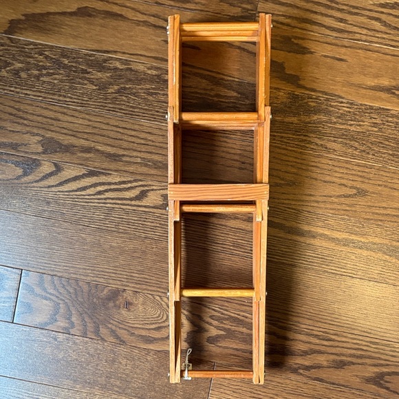 Sears Foldable Wooden Wine Rack Kitchen Storage - Picture 7 of 10